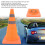 Foldable Reflective Cone for Garage Safety 1