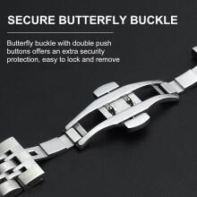 22mm Stainless Steel Watch Strap Straight End