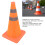 17.72in Reflective Traffic Cone Foldable 1