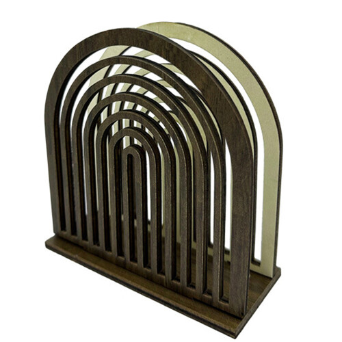 Étagère à serviettes en bois élégante, Solution de-SCM26492