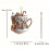 Hot Cocoa Coffee Cup Ornament Acrylic Christmas Tree Decor 2
