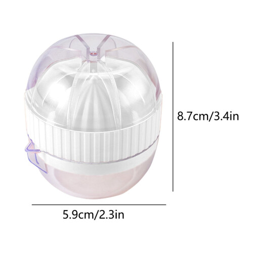 Manual Mini Citrus Juicer White for Lemon Orange Lime 2
