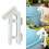 Easy Installation Hose Support For Bucket Great For Home-White 3