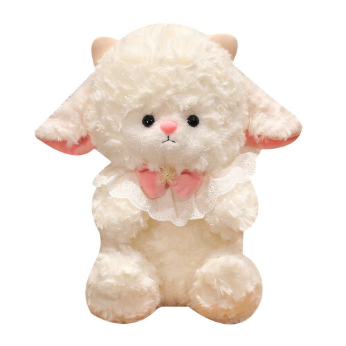 Lamb Plush Toy Cotton White 8.6 Inch 1