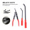 38Pcs Frosted Surface Dash Tool Set 19