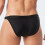 Men's swim trunks solid color 1 piece 3