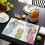 Easter Linen Placemat 45x30cm Floral Bunny Pattern 3