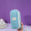 Macaron etui van canvas met grote inhoud, effen kleur. 5