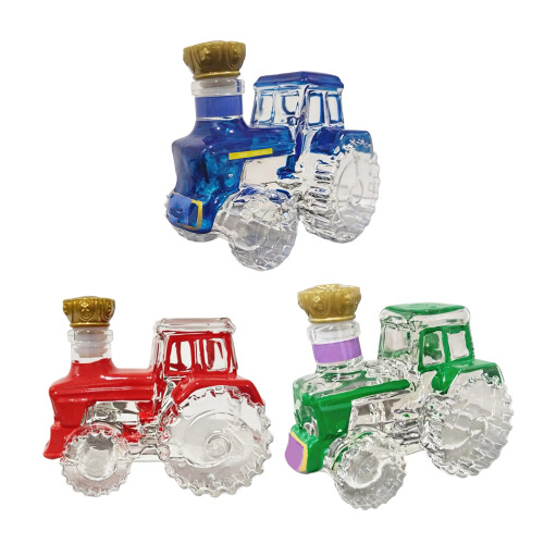 Classical Farm Tractors Design Borosilicate Glass-Blue 1