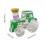 Classical Farm Tractors Design Borosilicate Glass-Blue 4