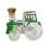 Classical Farm Tractors Design Borosilicate Glass-Blue 6