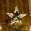 LED wrought iron tree top star decoration white 9.84x11.02 4