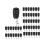 50pcs 433MHz Copy Remote Control Electric Garage Door Opener Remote Control Duplicator Clone Cloning Code Controller 1