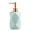 Nordic Glazes Ceramic Soap Dispenser with Weight-Light Green 1