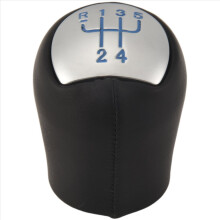 5 Speed Leather Manual Car Gear Shift Knob Shifter Lever for II Kangoo