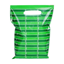 Bolsas de regalo de fútbol verdes 9,84 x 6,69 pulgadas