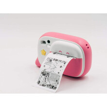 Creacam Pink Kinder-Sofortbildkamera mit 12 Filzstiften und Scrapbook