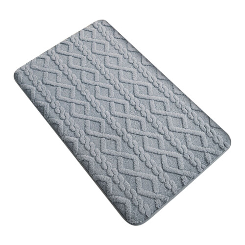 Felpudo absorbente antideslizante gris