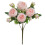 Künstlicher Rosenstrauß, seidig realistisch, 30 cm 2