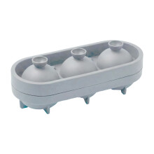 Multifunctionele ijsmakervorm, 3 holtes, tennisbal,-Grijs