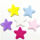 Breloque étoile Double face 6.5CM, 10 pièces, applications-Rose 2