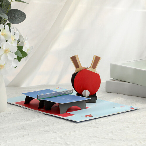 Customizable 3D Paper Craft Father's Day Greeting Card With 1
