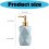 Simple Style Ceramic Pump Dispenser for Liquids-Light Green 4