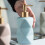 Simple Style Ceramic Pump Dispenser for Liquids-Light Green 6