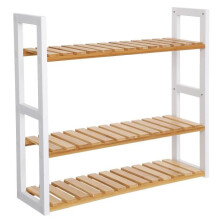 etagere bambou salle de bain support pour plantes reglable Ă 3 niveaux sur pieds ou Ă suspendre pour salon salle Ă manger balcon c