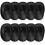10Pièces Protège-Oreilles Plastique Réutilisable Confortable Noir 1