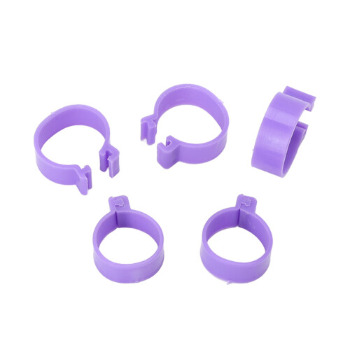 100 Poultry Identification Rings for Chicken Legs 2