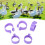 100 Poultry Identification Rings for Chicken Legs 20