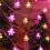 Snowflake String Lights, Battery-Powered, IP44 Waterproof, 2