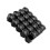 20 Pack Hub Nut Dust Covers Black 6