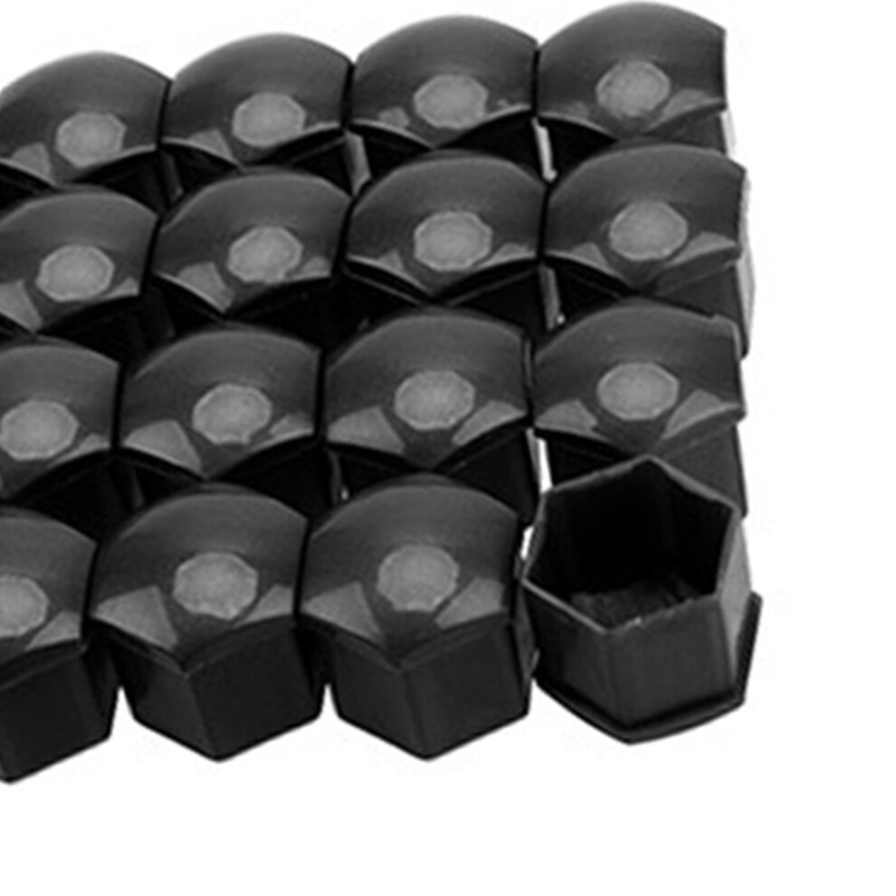 Pack 20 Car Wheel Nut Caps 21Mm Black 7790334721315