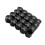 20 Pack Hub Nut Dust Covers Black 9