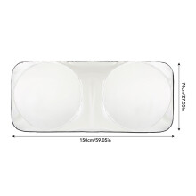 Auto Windshield Heat Shield Foldable Pouch