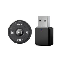 USB-AUX-Empfänger fürs Auto, drahtlose Medientasten, Multifunktionstasten am Lenkrad, Fernbedienung