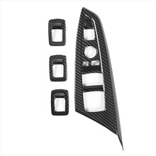 Car Window Glass Lifting Switch Buttons Frame Decoration Cover Trim fo