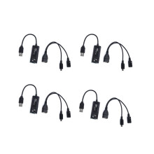 4X USB 2.0 to RJ45 Adapter with Mirco OTG USB 2.0 Adapter Cable LAN Ethernet Adapter for Amazon Fire TV 3 or Stick GEN 2