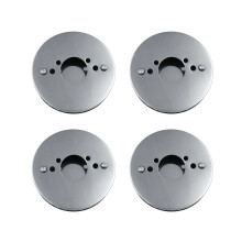 4PCS Car Chrome Pancake High Air Flow Air Filter for All 1½ Inch SU HS4 Carburettors 14X3cm