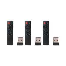 3 télécommandes universelles sans fil 2,4 GHz avec clavier et souris pour PC et boîtier TV Android