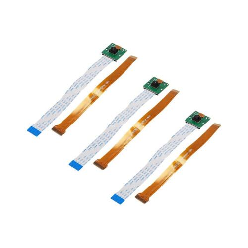 Module caméra 3X, webcam 5MP pour Raspberry Pi Zero W/Zero/Raspberry Pi 3 Modèle B/4B