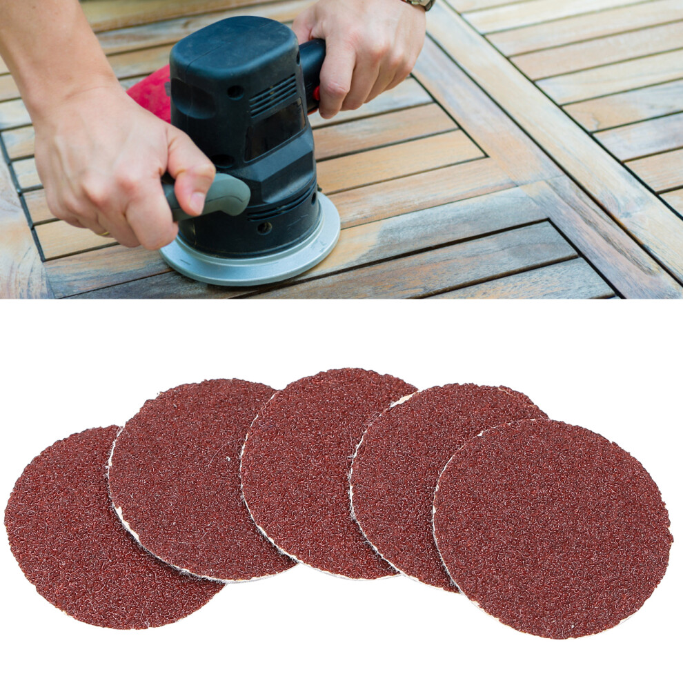 Flocked Discs 200Pc 25Mm Sanding Red