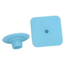 100 Square Livestock ID Tags Blank