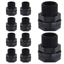 Raccord de cloison pour tuyau d'arrosage 3/4" mâle GHT vers 1/2" NPT10