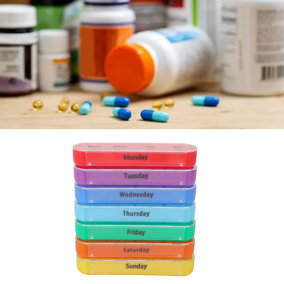 28 Compartment Pill Organiser 7 Pack