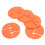 Orange Diving Line Markers 5Pc PVC 1