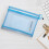 Transparent Double-Layer Mesh Pencil Case with 2 Zip 1