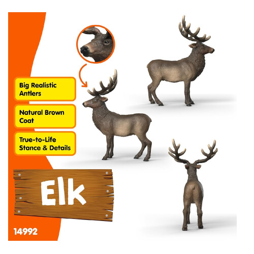 Schleich Schleich Wild Life Elk Figure
